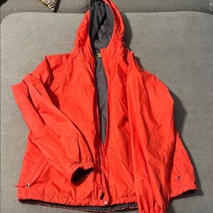 Koppen Charcoal and Neon Orange Jacket